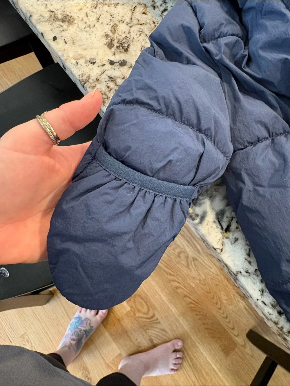 Old Navy Infant Hooded Puffer One-Piece